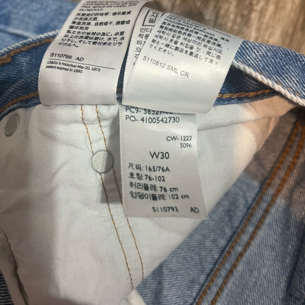 Levi's Blue Jean Shorts Classic Denim Style